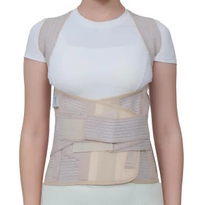Breathable Soft Thoracolumbar Posture Corrector for Back Pain Relief and Comfort